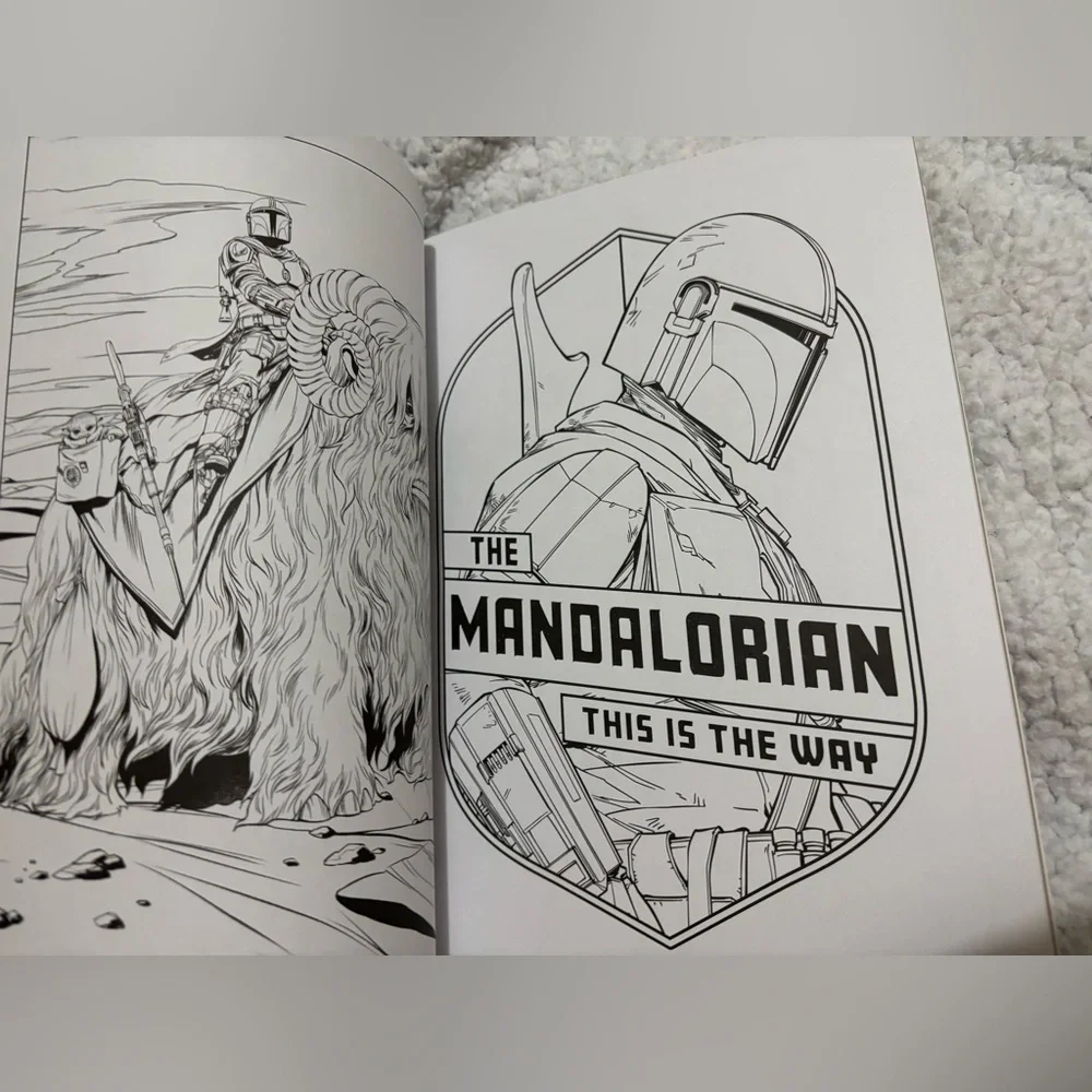 NWT Star Wars Mandalorian Kids Coloring & Activity Book